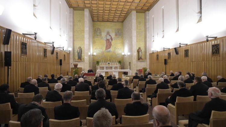 Duhovne vježbe za Papu i članove Rimske kurije u Domu božanskoga učitelja u Aricci 2020. godine