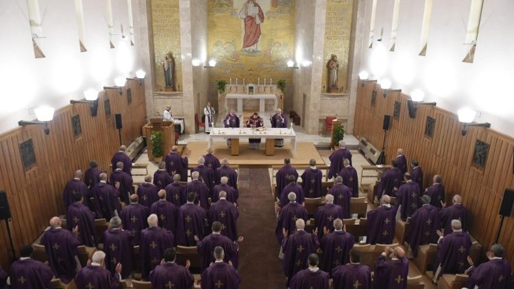 Exercícios Espirituais da Cúria em 2020, na Casa Divino Mestre, em Ariccia