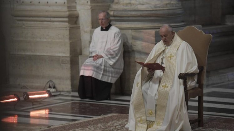 Папа Франциск на благословията Urbi et Orbi