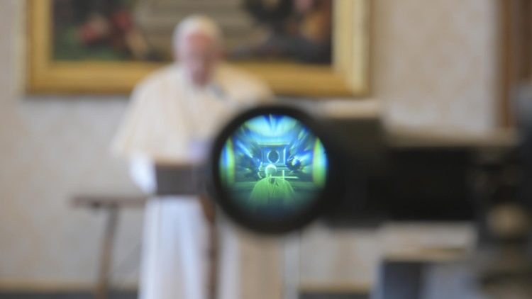 Der Angelus wurde auch diesmal live aus dem Vatikan übertragen