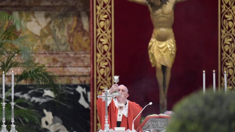 教皇フランシスコ　2020年度の受難の主日のミサで