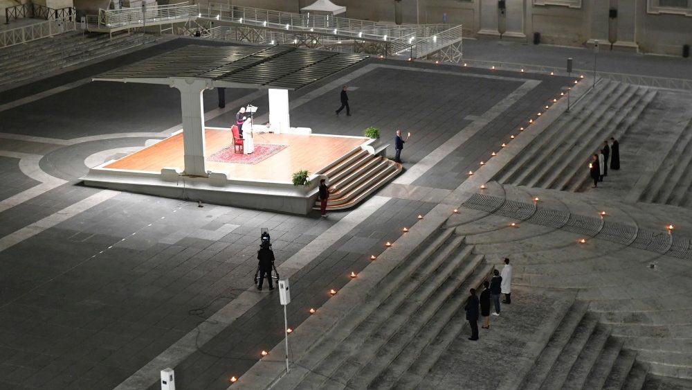 Way of the Cross in Saint Peter's Square, 10 April 2020