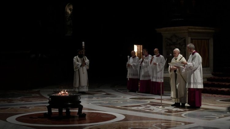Papa Francisc la Vigilia pascală din 11 aprilie 2020