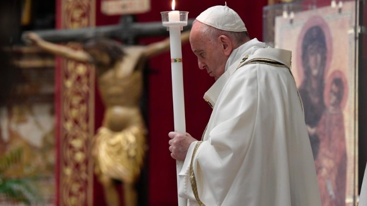 Папа Франциск на Святой Мессе Навечерия Пасхи