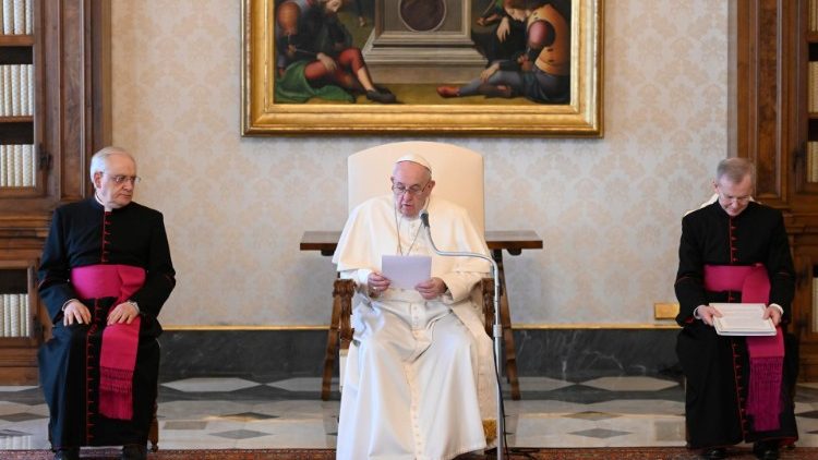 Папа падчас агульнай аўдыенцыі. Ілюстрацыйнае фота