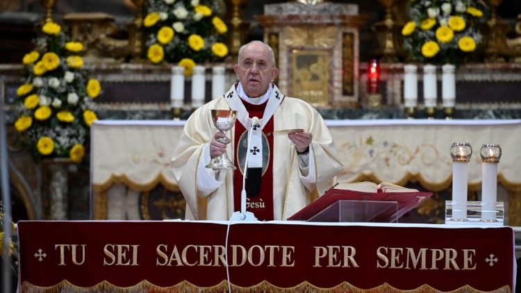 Папа Франциск на литургията за неделята на Божието Милосърдие
