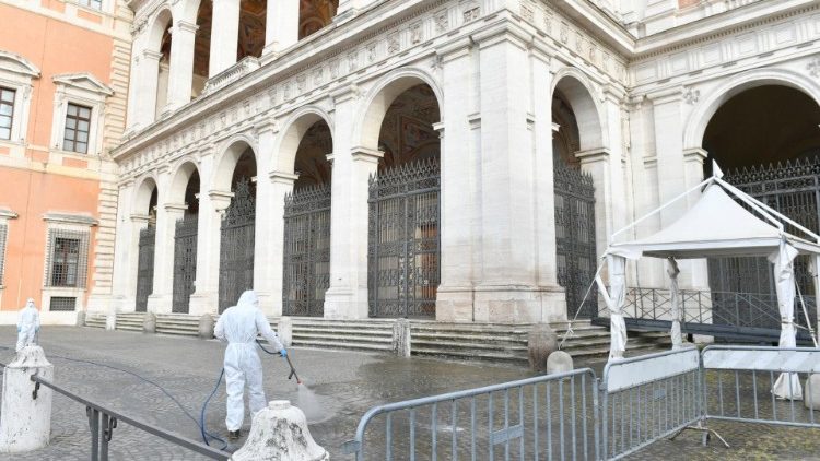 Sanificazione Basilica San Giovanni in Laterano 