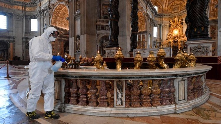 Sanifikace baziliky sv. Petra
