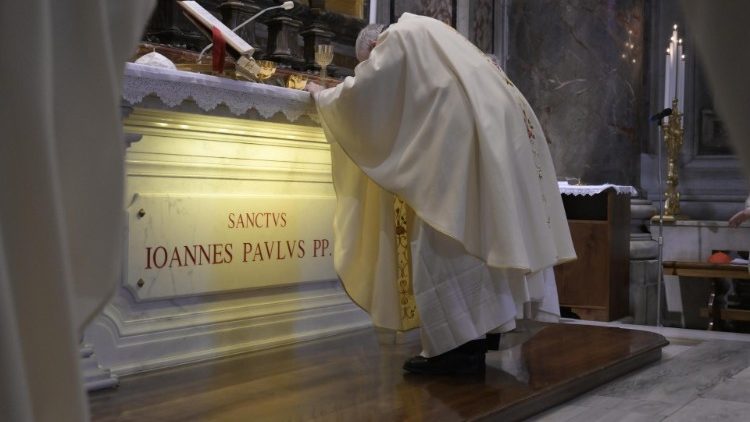 El Papa Francisco en el centenario del nacimiento de San Juan Pablo II