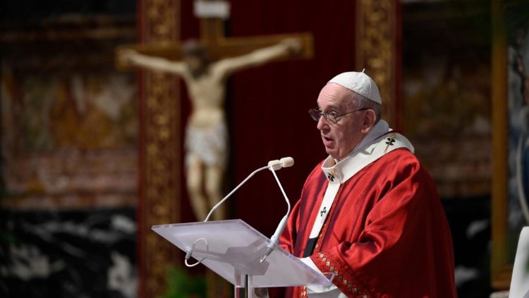 البابا فرنسيس قداس عيد العنصرة 31 أيار مايو 2020