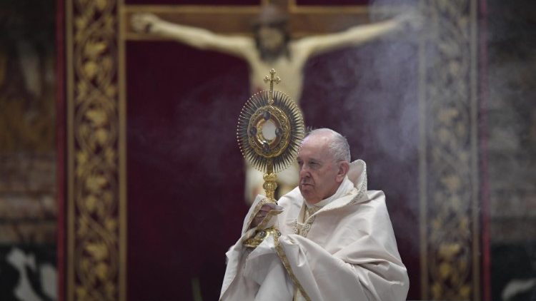 El Papa en la Solemnidad del Corpus Domini (2020)