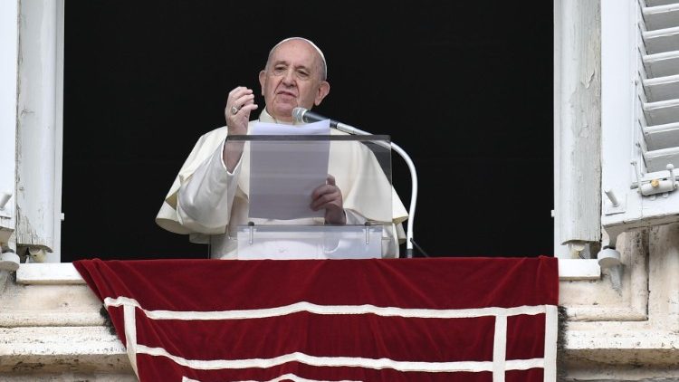 Papst Franziskus beimAngelus diesen Sonntag