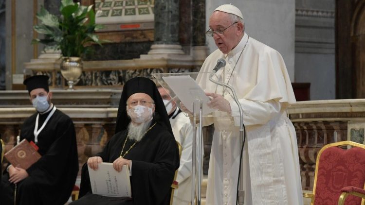 教宗在羅馬天壇聖母堂出席祈禱聚會
