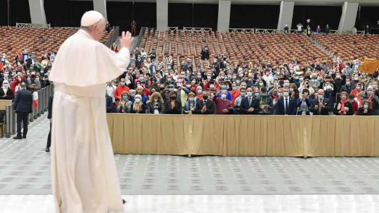 Popiežius Pranciškus trečiadienio bendrojoje audiencijoje