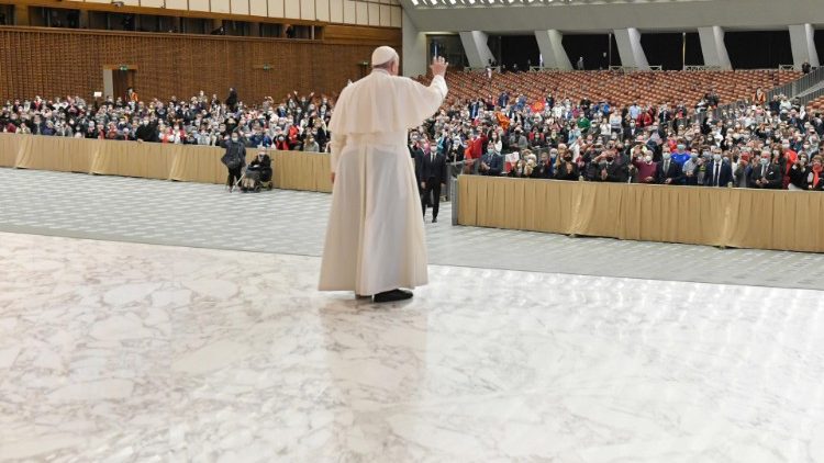 Generální audience 21. října 2020, aula Pavla VI.