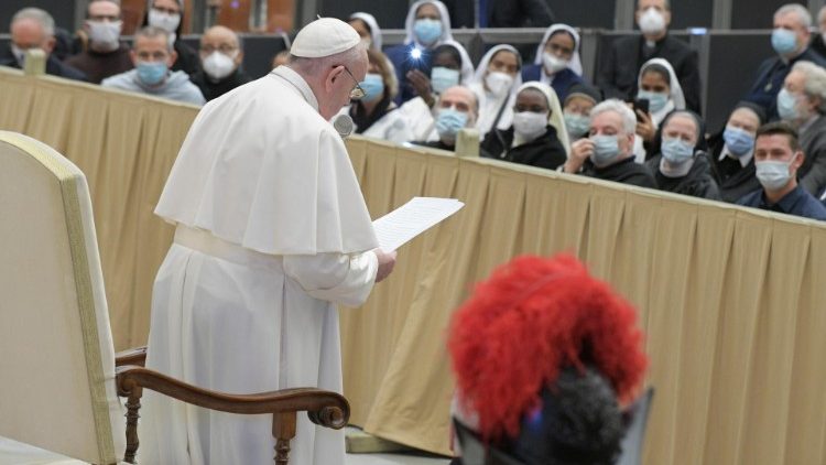 Papa encontra membros da Pontifícia Faculdade Teológica "Marianum"