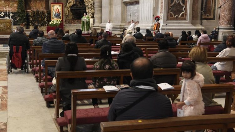 Il Papa alla Messa in San Pietro 