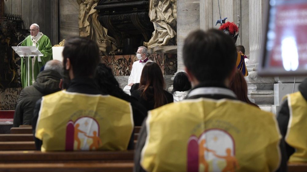A missa na Basílica de São Pedro pelo Dia Mundial dos Pobres