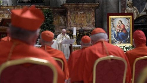 Påven till de nya kardinalerna: Korset och världen, två oförenliga vägar