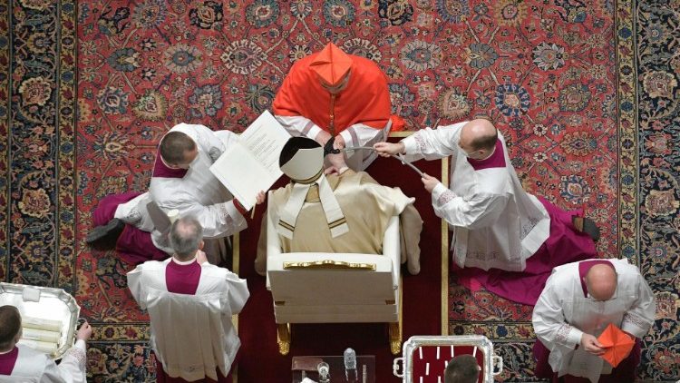 Archive photo from the Consistory of 2020