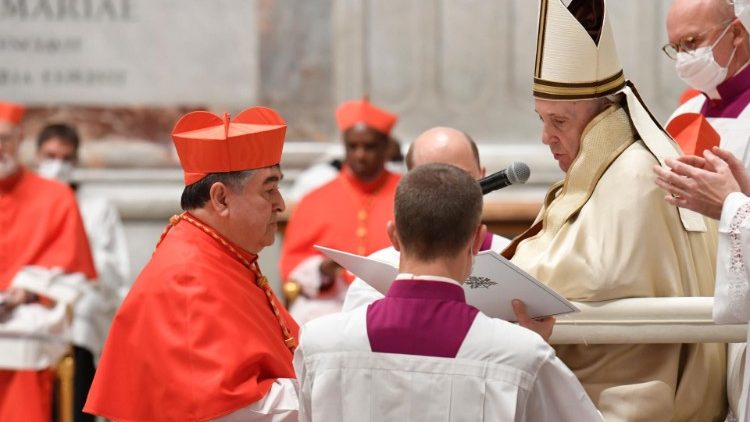 Konsistorium für die Kreierung von 13 neuen Kardinälen (Archivbild vom 28.11.2020)