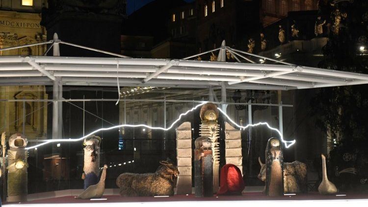 Lighting of the Nativity scene in Saint Peter's Square