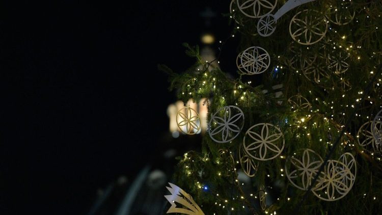 Archive image of Christmas tree in St. Peter's Square