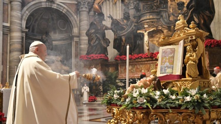 Папа Франциск на Святой Мессе праздника Богоявления в Ватикане
