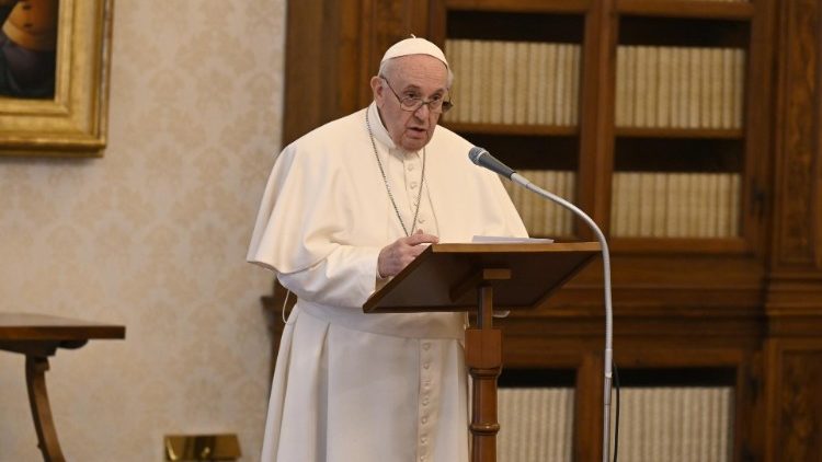 Le Pape François lors de l'angélus du 24 janvier 2021