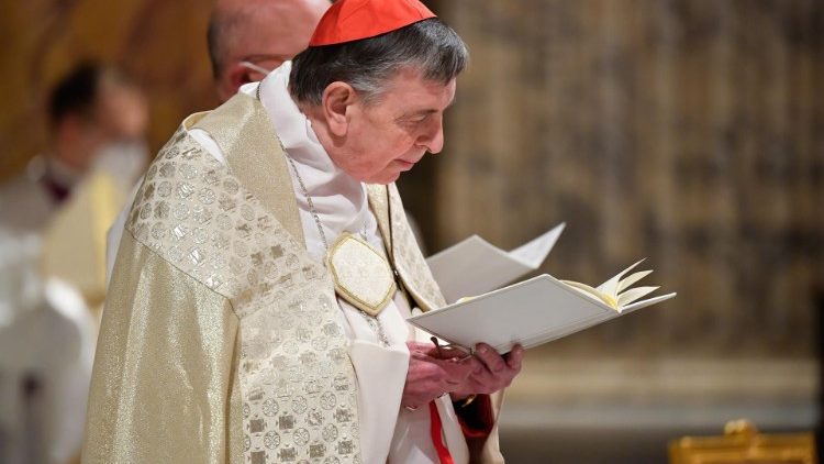 Kardinál Kurt Koch při ekumenických nešporech (25.1.2021)