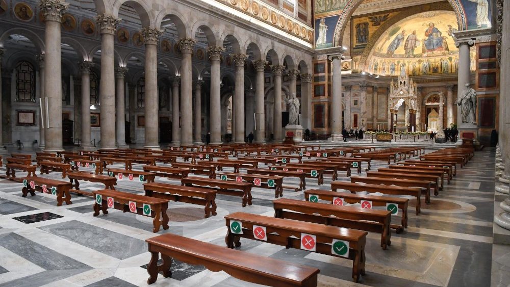 Ekumenické vešpery v Bazilike sv. Pavla za hradbami (25. jan. 2021)