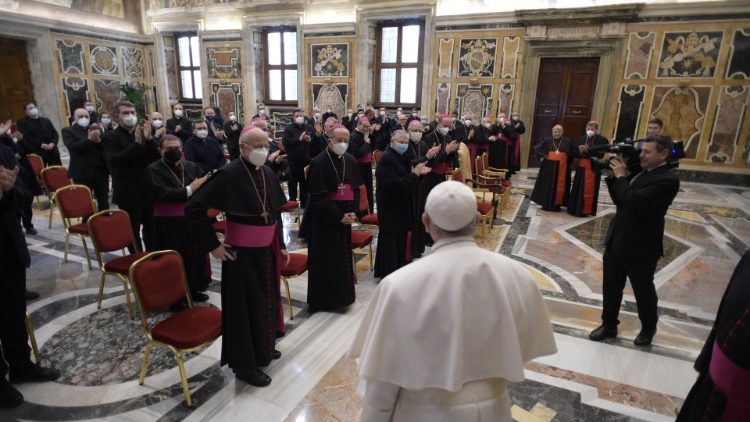 Audiencia del Papa a quienes sostienen la Oficina de Catequesis de la Conferencia Episcopal Italiana