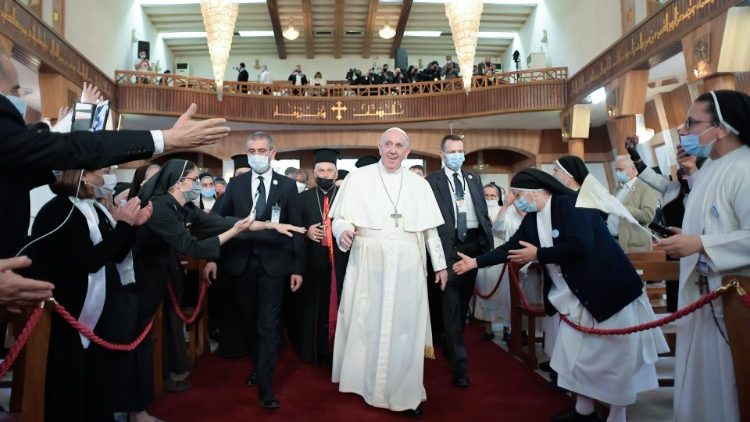 Среща на папа Франциск с духовенството на Ирак