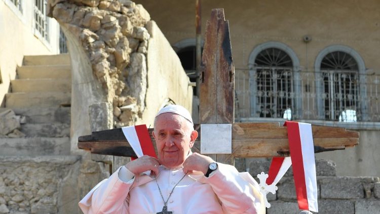 Il Papa a Mosul per la preghiera in suffragio delle vittime delle guerre