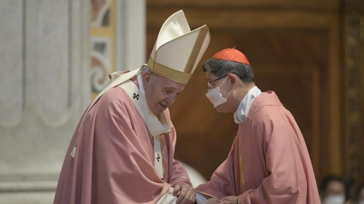 Santa Messa con la Comunita' Filippina, il saluto del cardinal Tagle