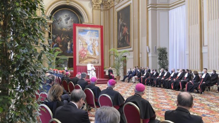 Papa Francisc, la inaugurarea anului judecătoresc în Cetatea Vaticanului.