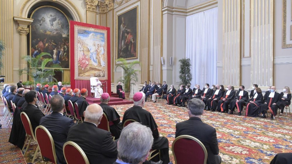 Otvorenie súdneho roka Tribunálu Vatikánskeho mestského štátu, 27. marca 2021