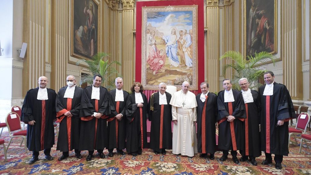 Otvorenie súdneho roka Tribunálu Vatikánskeho mestského štátu, 27. marca 2021
