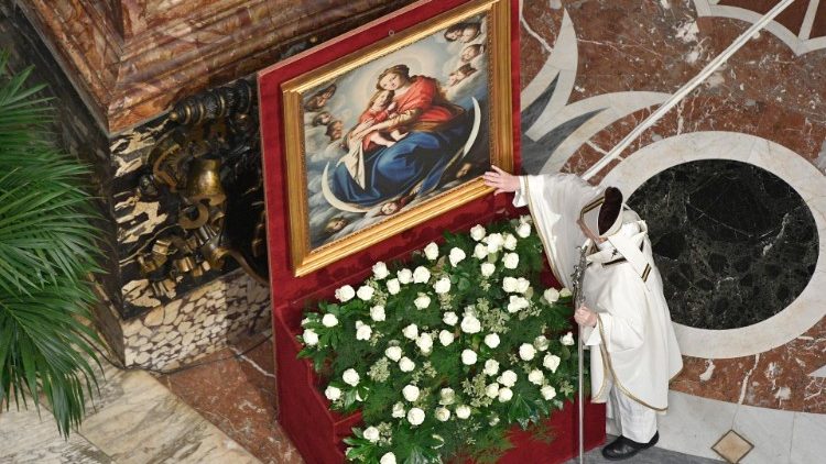 Çast nga Mesha e Bagmit, kremtuar nga Papa Françesku në Bazilikën e Shën Pjetrit