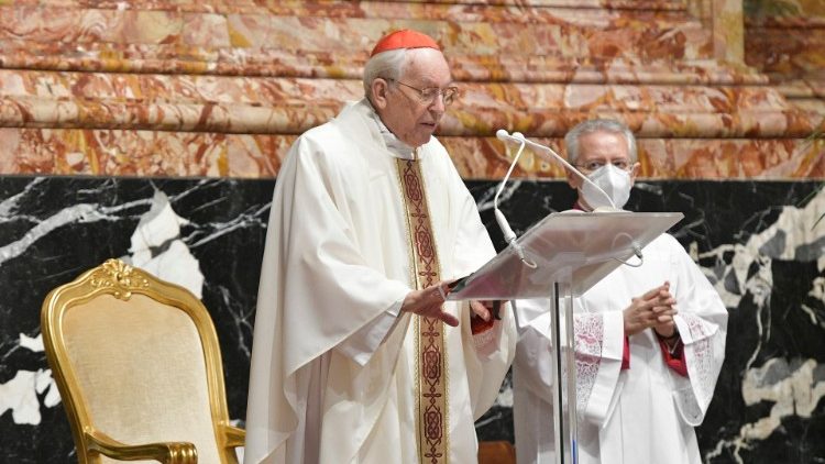 Jueves Santo: el cardenal Re preside la Misa "in Coeli Domini"