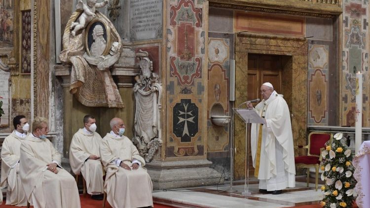 Папа Франциск на литургията за неделята на Божественото Милосърдие
