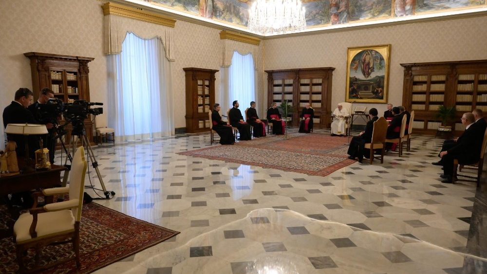 Audiência Geral na Biblioteca do Palácio Apostólico