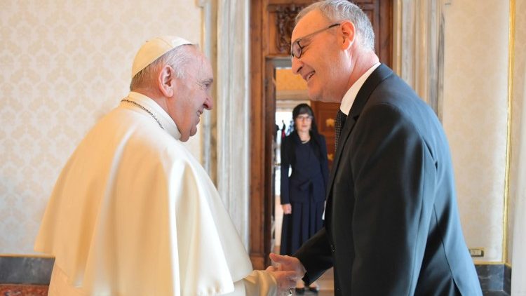 Popiežius ir Šveicarijos prezidentas 