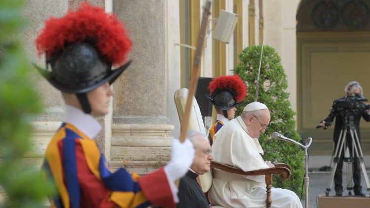 Pope Francis during his weekly General Audience (file photo)