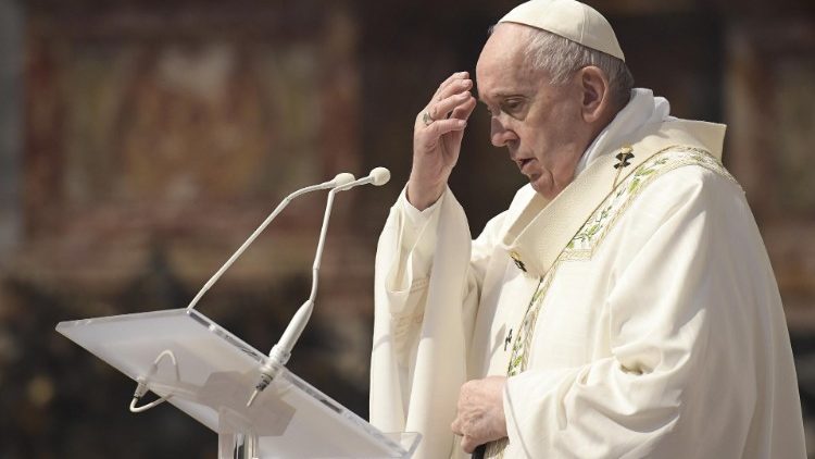 O Papa Francisco na Missa pelos fiéis de Mianmar - 16.05.2021 (Vatican Media)