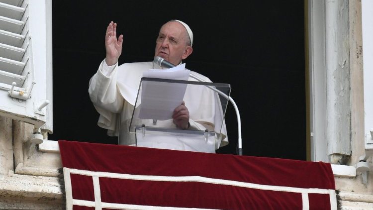 Papst Franziskus beim Angelus diesen Sonntag