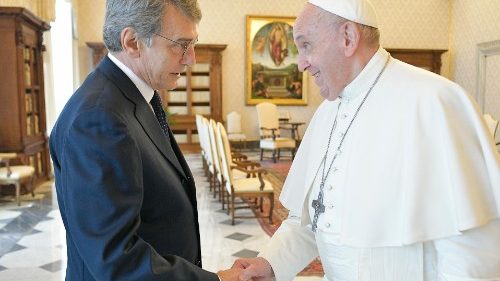  Papst empfängt Präsidenten des EU-Parlaments