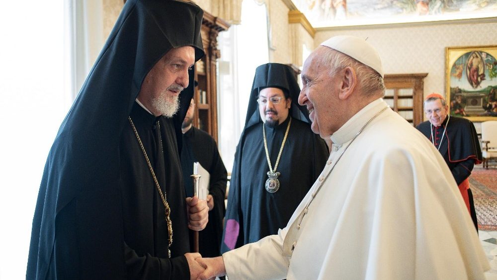 Pápež František prijal delegáciu Ekumenického patriarchátu deň pred slávnosťou patrónov Ríma