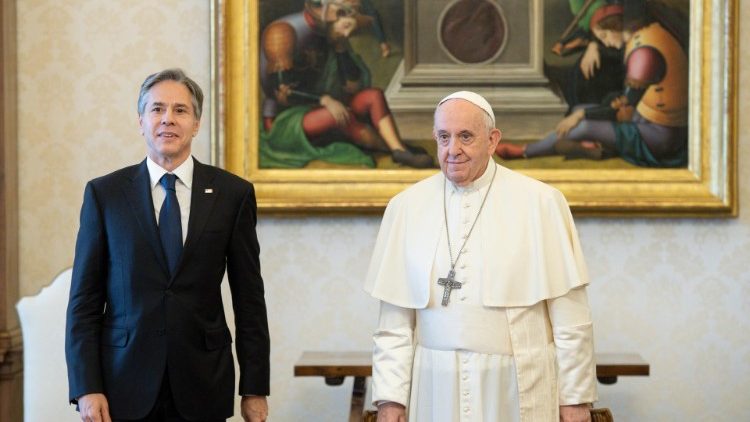 Audiencia del Papa con Antony John Blinken, Secretario de Estado de EEUU