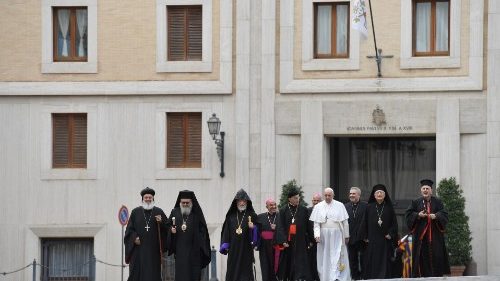 Le Pape et les patriarches orientaux en prière pour le Liban